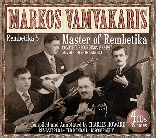 Markos Vamvakaris/Rembetika 5-Master Of Rembetik@4 Cd