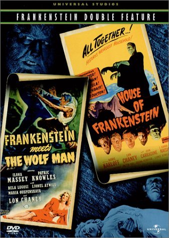 Frankenstein Meets The Wolfman Lugosi Chaney Jr. Karloff Bw Nr 2 On 1 