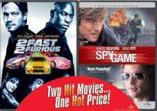 2 Fast 2 Furious Spy Game Universal 2 Pak Clr Nr 2 DVD Side By 