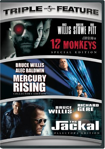 12 Monkeys/Mercury Rising/Jack/Universal 3pak@Ws@R/3 Dvd