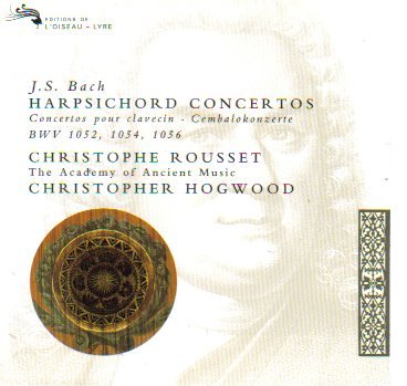 J.S. Bach Ct Hrpchrd 1052 1054 1056 