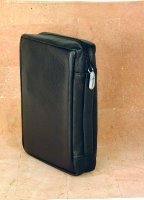 Bob Siemon Designs/Bible Cover@Large Black Genuine Leather