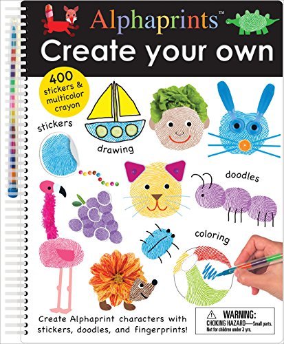 Roger Priddy Alphaprints Create Your Own A Sticker And Doodle Activity Bo 
