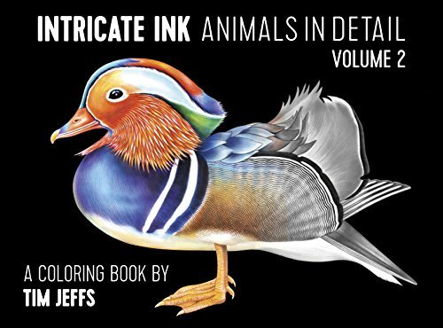 Tim Jeffs/Intricate Ink@Animals in Detail Volume 2: A Coloring Book by Ti