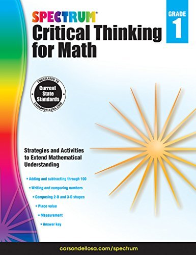 Spectrum/Spectrum Critical Thinking for Math, Grade 1