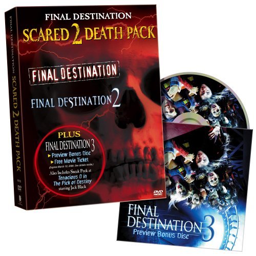 Final Destination 1 & 2/Final Destination Scared 2 Dea@Clr/Back-To-Back@R/3 Dvd