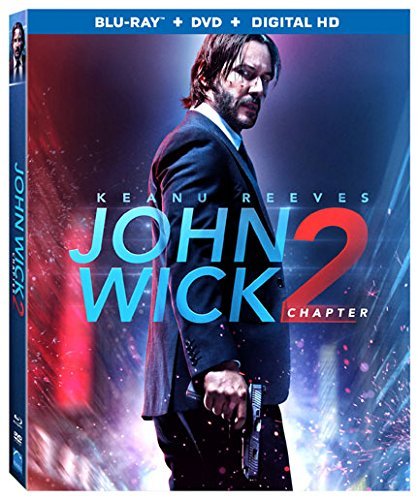 John Wick Chapter 2 Reeves Scamarcio Mcshane Rose Common Fishburne Blu Ray DVD Dc R 