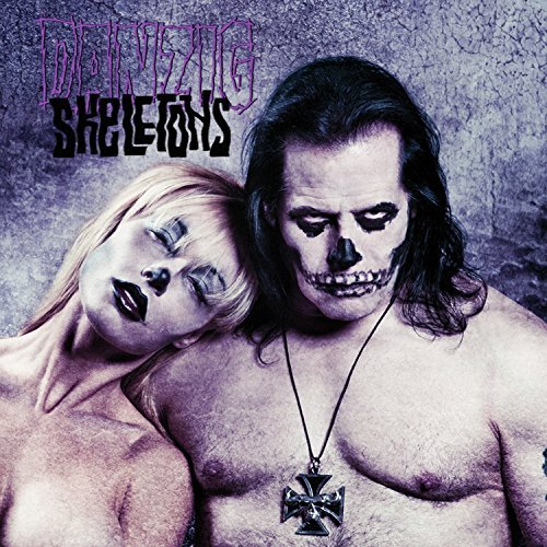 Danzig/Skeletons Purple / Black Splat
