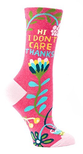 Women's Socks/Hi I Don't Care Thanks