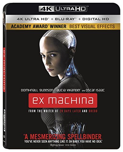 Ex Machina/Alicia Vikander, Domhnall Gleeson, and Oscar Isaac@R@4K Ultra HD/Blu-Ray