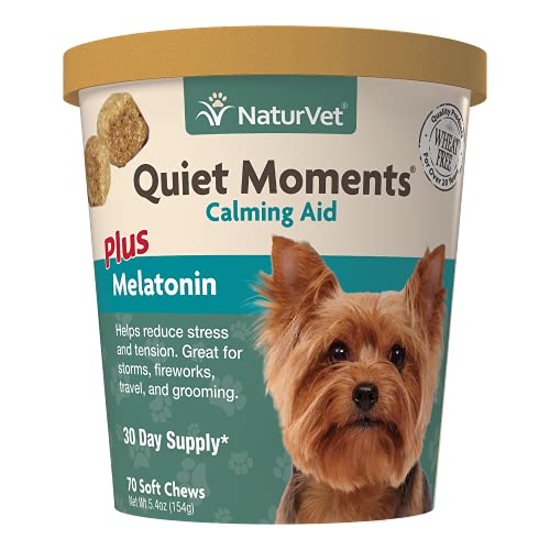 NaturVet Quiet Moments Dog Calming Aid Soft Chews