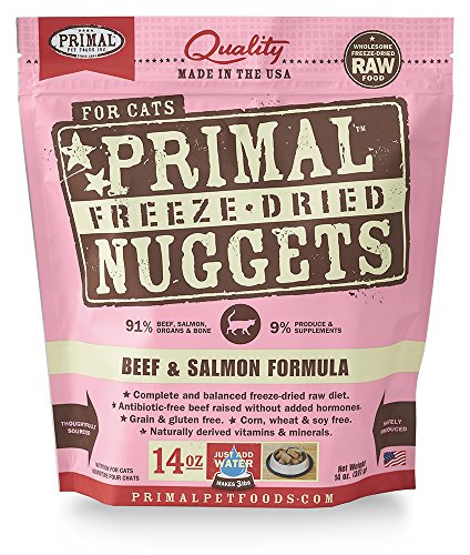 Primal Cat Food - Freeze Dried Beef & Salmon Formula