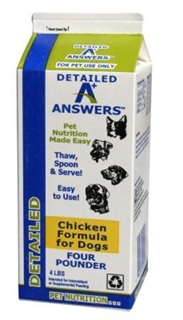 Answers Frozen Dog Food - Detailed Chicken Pounder