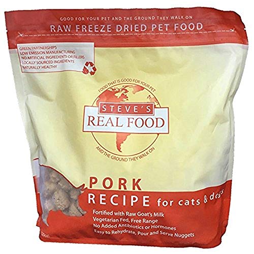 Steve's Real Food Freeze-Dried Dog Food - Pork Nuggets
