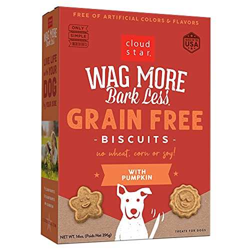 Wag More Bark Less Oven Baked Biscuits: Pumpkin
