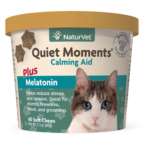 NaturVet Quiet Moments Calming Aid Cat Soft Chews