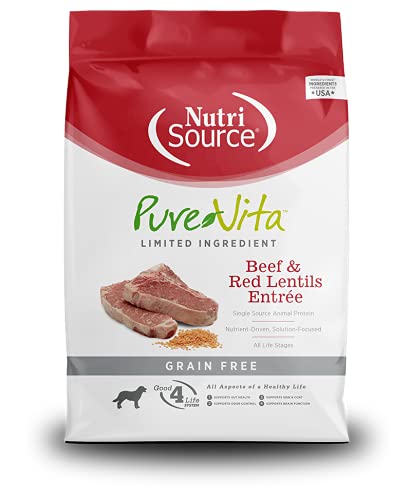 PureVita™ Grain Free Beef and Red Lentils Dog Food