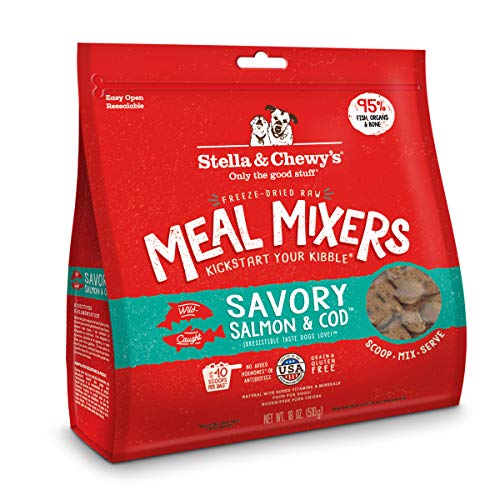 Stella & Chewy's Dog Food - Freeze-Dried Savory Salmon & Cod Meal Mixer