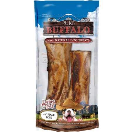 Pure Buffalo Femur Bones 4-6" 2 Pack