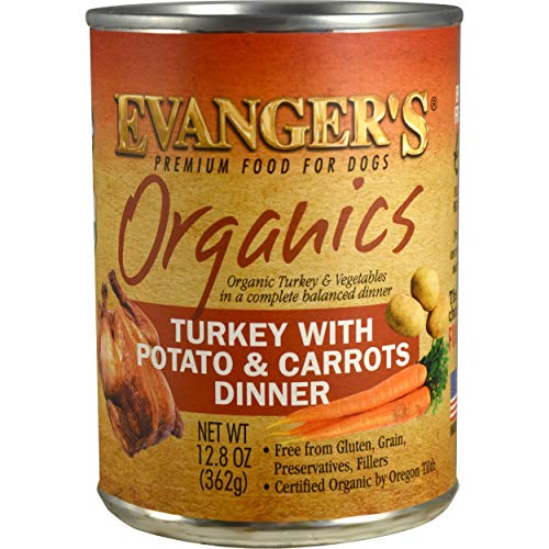 Evanger's Organic Turkey With Potato & Carrots Dinner Dog Food