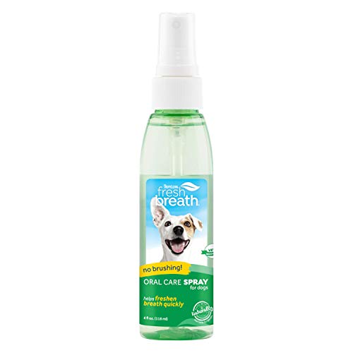 Fresh Breath by TropiClean Oral Care Spray for Dogs, 4 oz