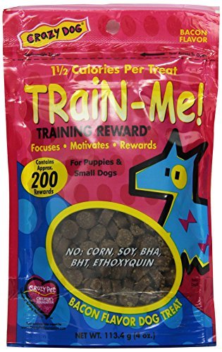 Crazy Dog Train-Me! Bacon Flavor Dog Treats-Mini