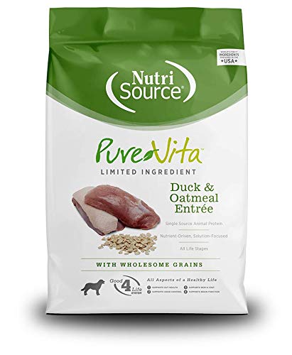 NutriSource PureVita Dog Food - Duck & Oatmeal Entrée