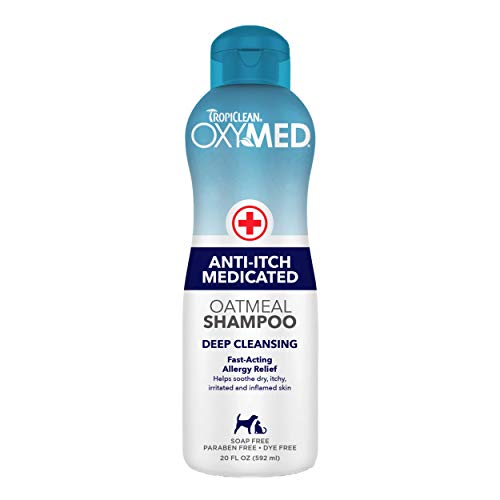 TropiClean OxyMed Anti-itch Medicated Oatmeal Shampoo