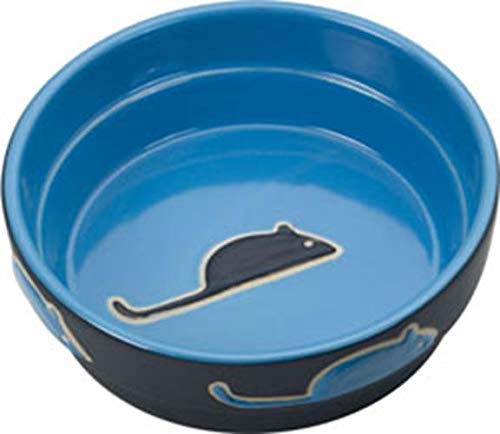 Spot Cat Dish - Blue Mouse