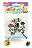 Animal Print Rattle with Catnip Cat Toy-2 Pack