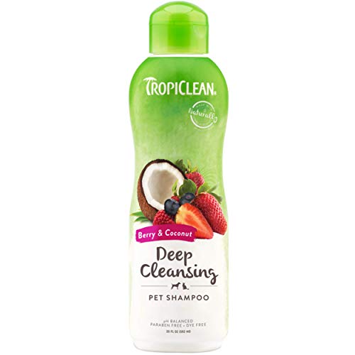 TropiClean Berry & Coconut Pet Shampoo