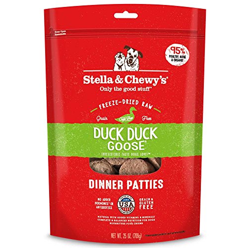 Stella & Chewy's Duck Duck Goose Freeze-Dried Dinner Patties for Dogs