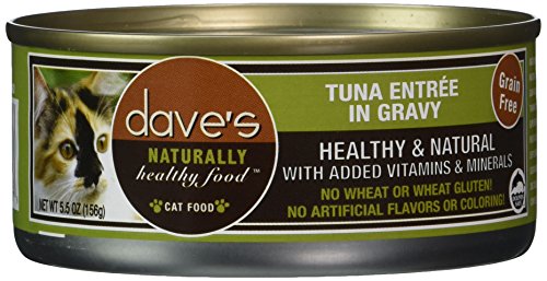 Dave's Naturally Healthy™ Grain Free Canned Cat Food Tuna Entrée in Gravy