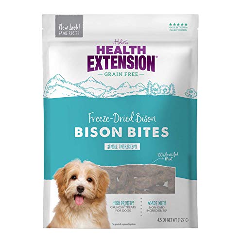 Health Extension Grain Free Bison Bites Freeze-Dried Treats
