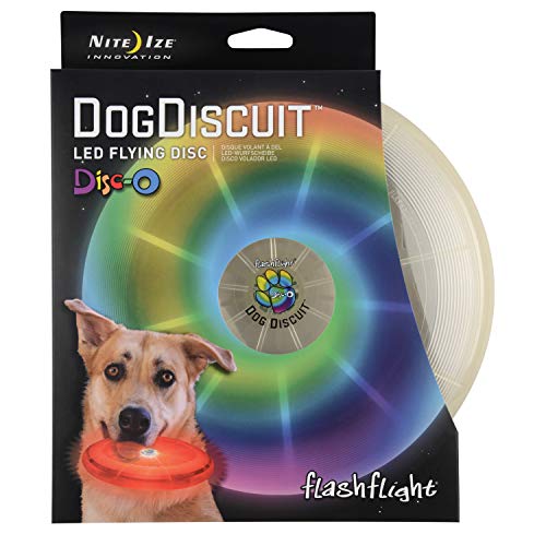 Nite Ize Dog Frisbee - Dog Discuit LED Flying Disc