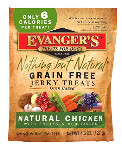 Evanger's Grain Free Organic Chicken With Fruits & Veggies Dog Treats