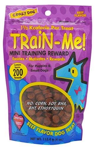 Crazy Dog Train-Me! Beef Flavor Dog Treats-Mini