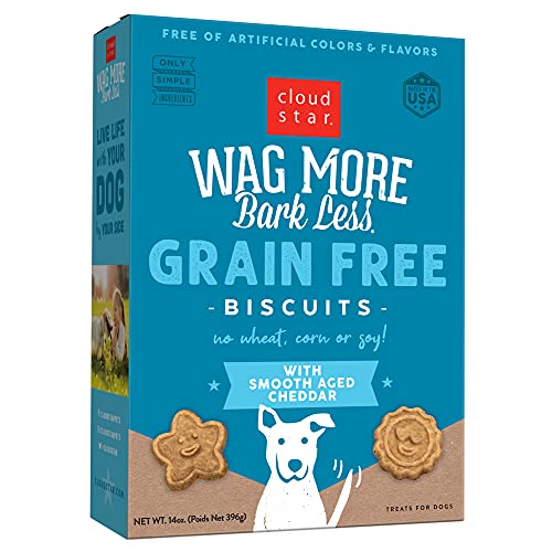 Wag More Bark Less Oven Baked Biscuits: Smooth Aged Cheddar