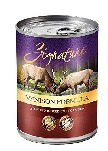 Zignature Venison Formula Wet Dog Food
