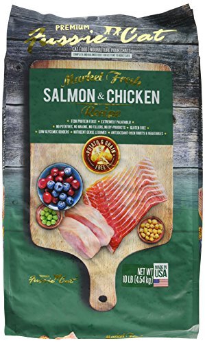 Fussie Cat Dry Cat Food - Market Fresh Salmon & Chicken Recipe Grain-Free