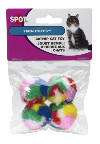 Yarn Puffs Catnip Cat Toys-4 Pack