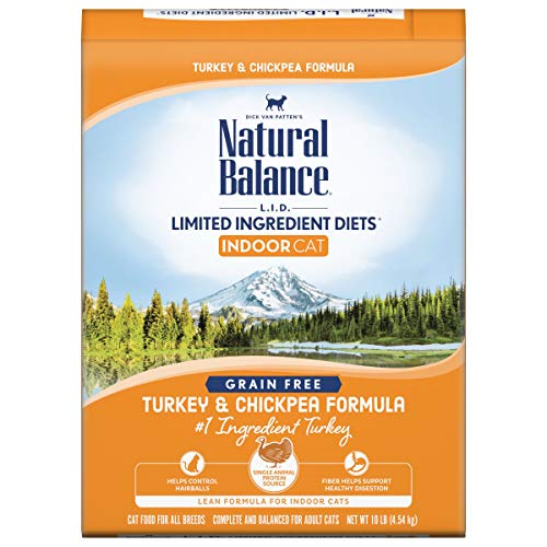 Natural Balance L.I.D. Limited Ingredient Diets® Indoor Turkey & Chickpea Formula Dry Cat Food