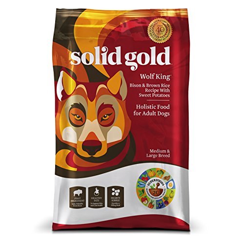 Solid Gold Wolf King™ Bison, Brown Rice & Sweet Potato Recipe for Large Breed Dogs