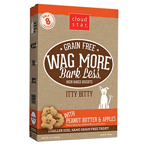 Wag More GF Itty Bitty Biscuits, 7 oz, Peanut Butter