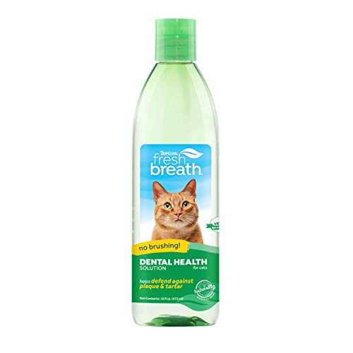 Fresh Breath by TropiClean Oral Care Water Additive for Cats