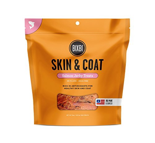 BIXBI Dog Treats - Skin & Coat Salmon Jerky