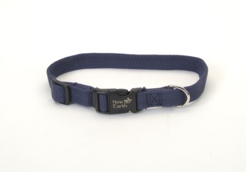 New Earth Soy Adjustable Dog Collar-Indigo