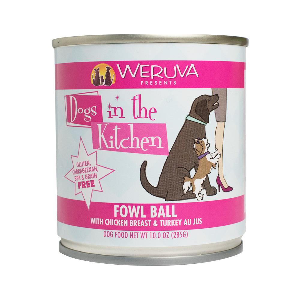 Weruva Dogs in the Kitchen, 10 oz, Fowl Ball