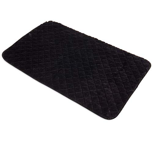 Petmate Crate Mat - Black Snoozzy Quilted Crate Mat
