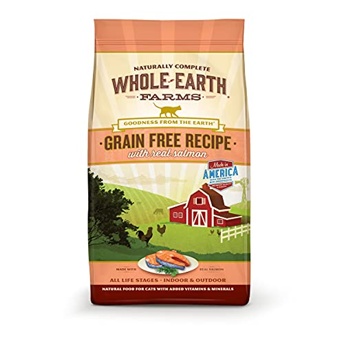 Whole Earth Farms Grain Free Recipe with Real Salmon Cat Food